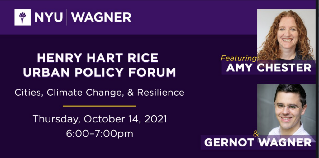 OCTOBER 14, 2021: HENRY HART RICE URBAN POLICY FORUM