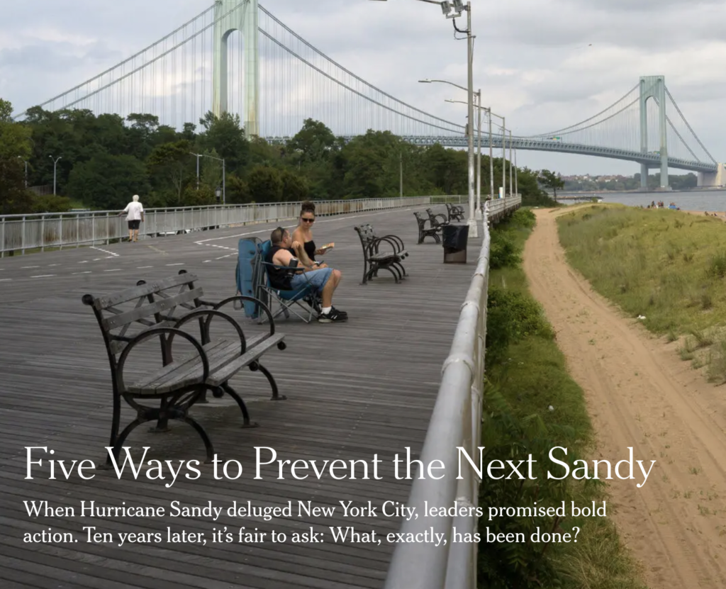 Five Ways to Prevent the Next Sandy